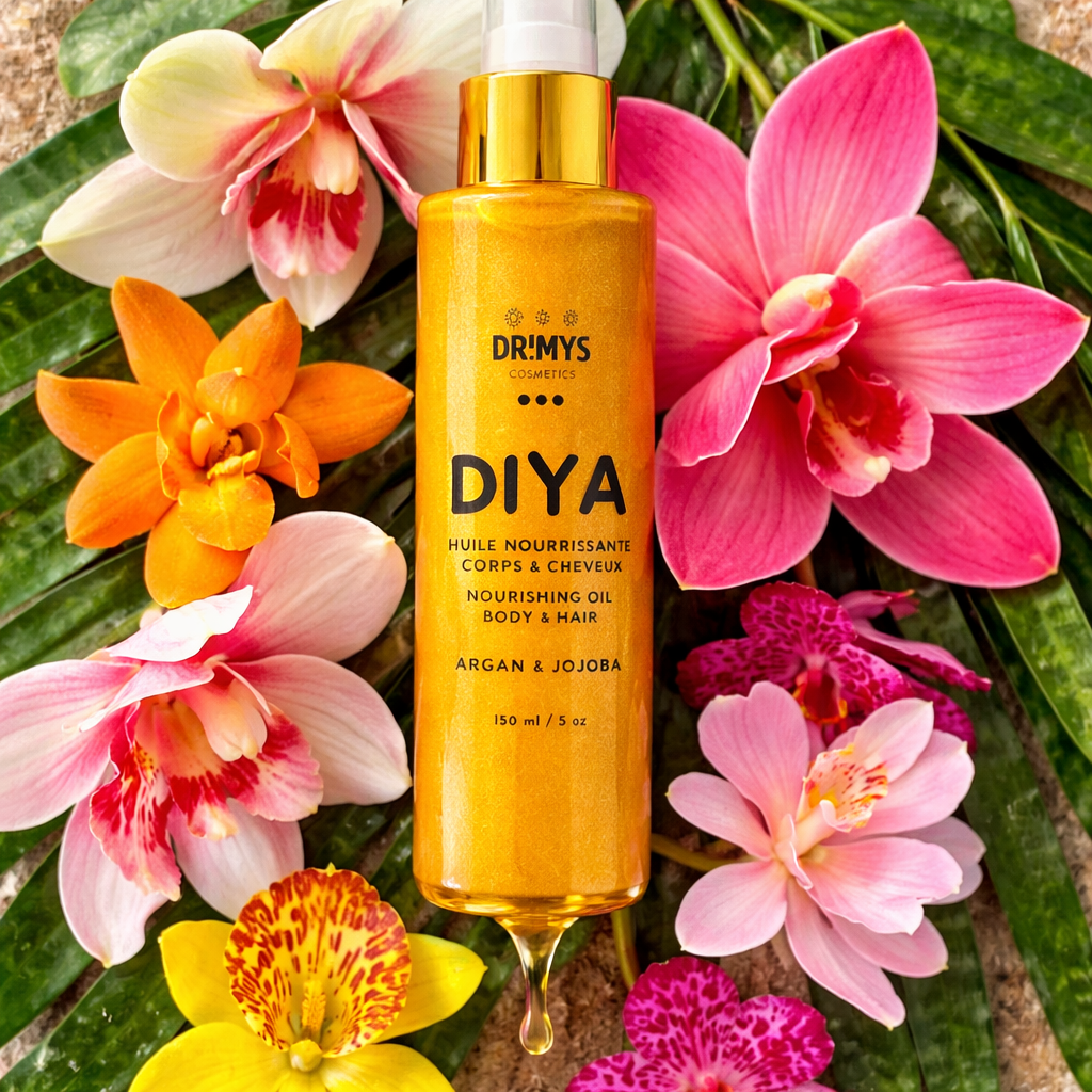 DIYA - Huile sèche scintillante - DRIMYS Cosmetics