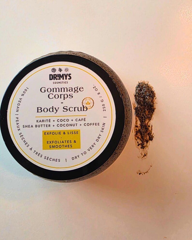 Gommage au Café & Beurre de Karité - DRIMYS Cosmetics
