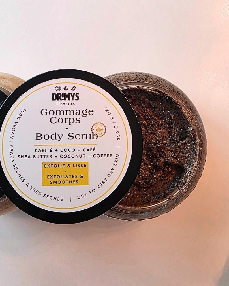 Gommage au Café & Beurre de Karité - DRIMYS Cosmetics
