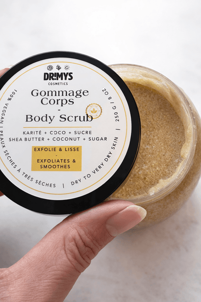 Gommage au Sucre & Beurre de Karité - DRIMYS Cosmetics