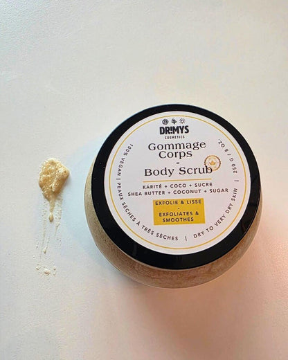 Gommage au Sucre & Beurre de Karité - DRIMYS Cosmetics